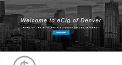 Desktop Screenshot of ecigdenver.com